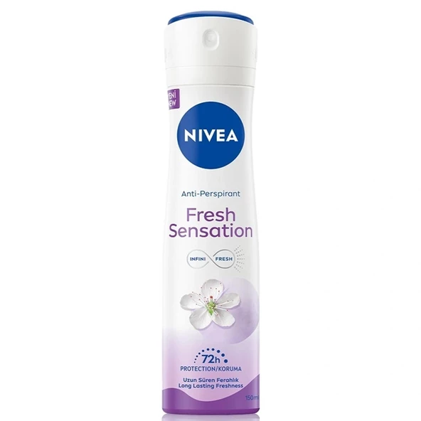 Nivea Fresh Sensation Kadın Deodorant Sprey 150 ml