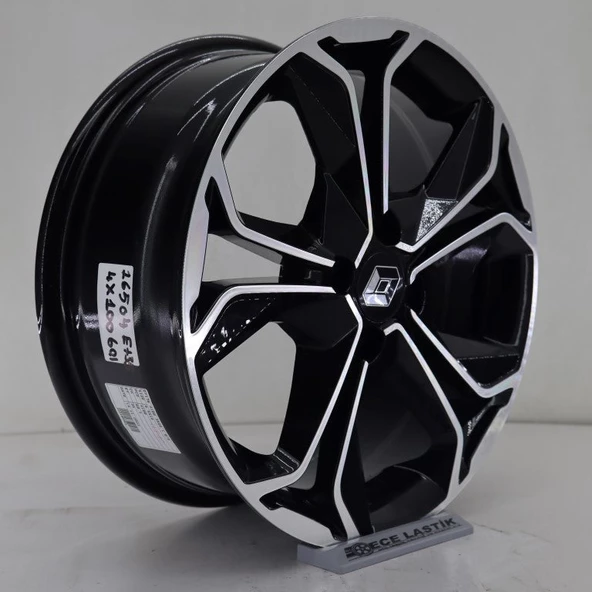 R1 Wheels 16 inç 4*100 ET35 Parlak Siyah Jant Takımı (J-1421)