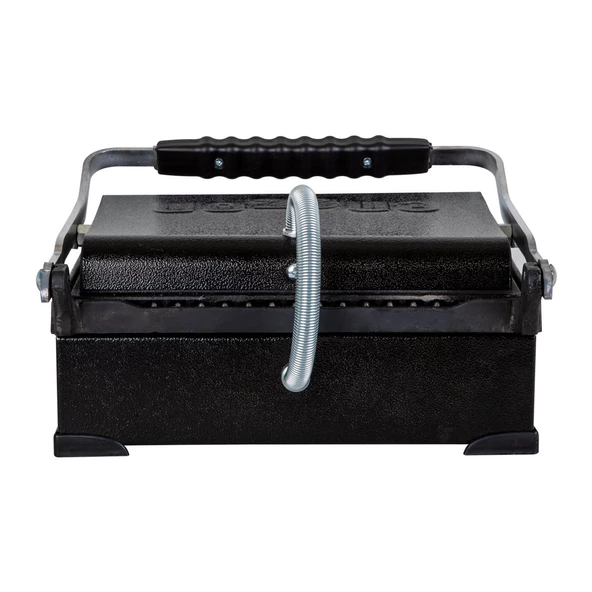 8 Dilim Elektrikli Saf Döküm Tost Makinesi  (Döküm 30x23) - Siyah - 6