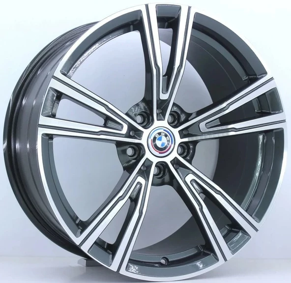 R1 Wheels 19 inç 5*112 ET27 Metalik Gri Jant Takımı (2337)
