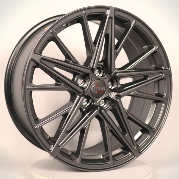 R1 Wheels 19 inç 5*114.3 ET37 Mat Füme Jant Takımı (J-2822)