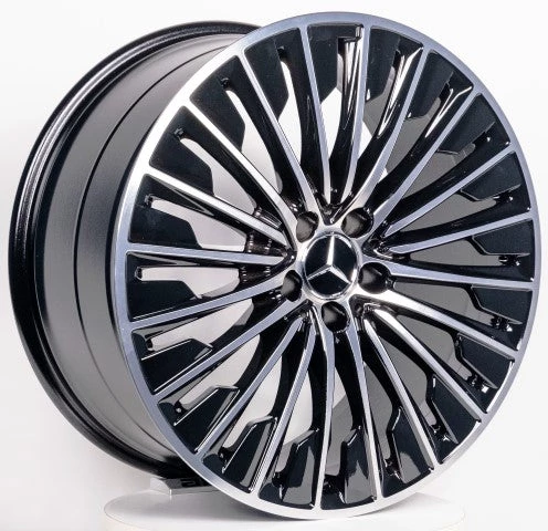 R1 Wheels 20 inç 5*112 ET38 Siyah Jant Takımı (J-2888)