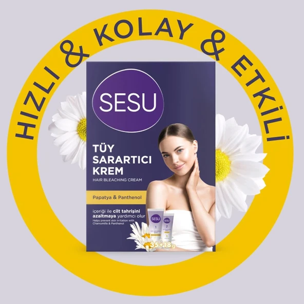 Sesu Tüy Sarartıcı Krem 35 gr + 18 gr - 2