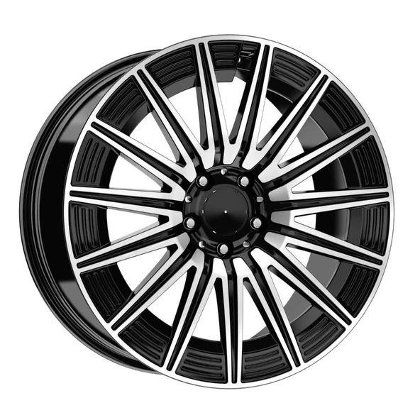 R1 Wheels 19 inç 5*112 ET43 Parlak Siyah Jant Takımı (J-2646)