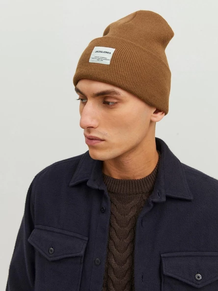 Jack & Jones Jaclong Knit Beanie Noos Erkek Bere - 4