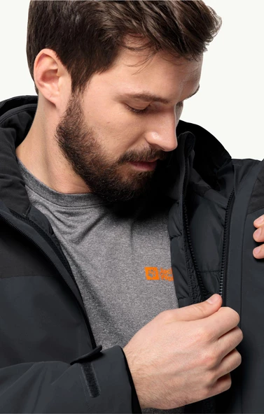 Jack Wolfskin Glaabach 3In1 JKT M Erkek Outdoor Ceket - Resim 6