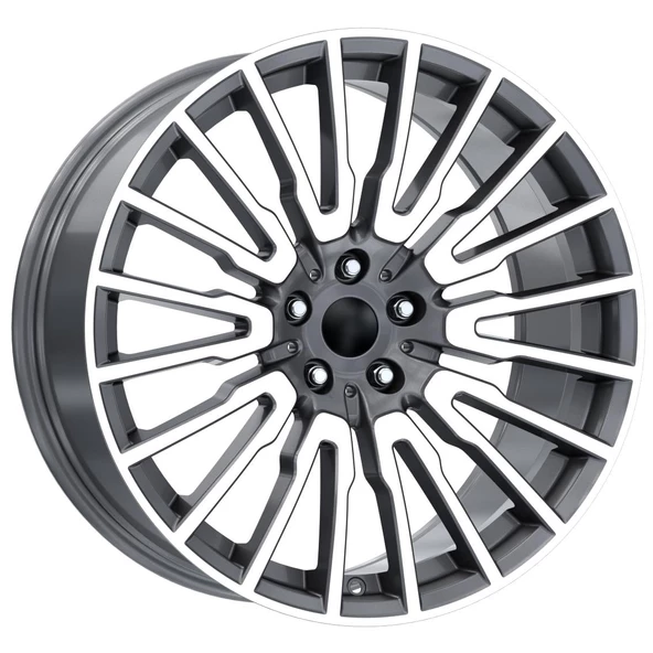 R1 Wheels 20 inç 5*112 ET30 Füme Jant Takımı (J-2867)