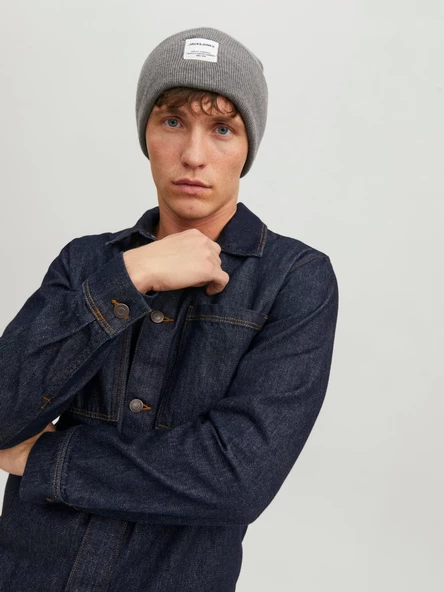 Jack & Jones Jaclong Knit Beanie Noos Erkek Bere - 2