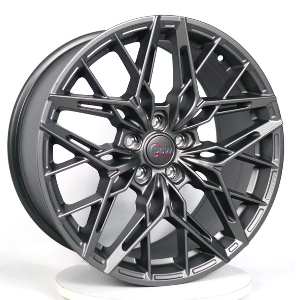 R1 Wheels 19 inç 5*120 ET37 Mat Füme Jant Takımı (J-2854)