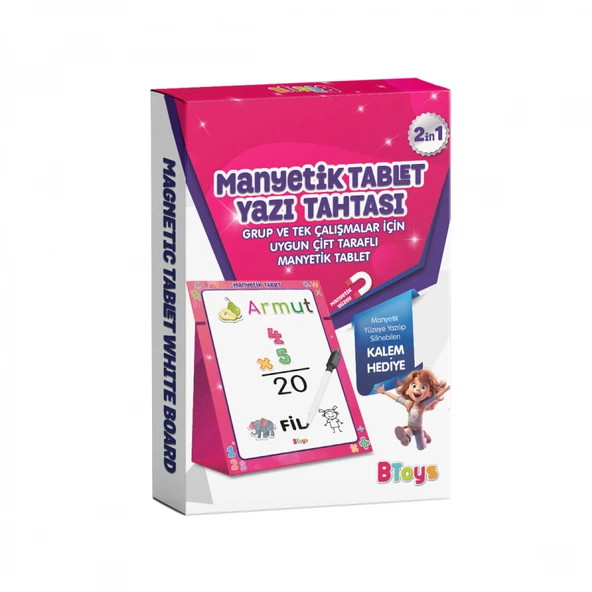 BToys Manyetik Tablet Kız