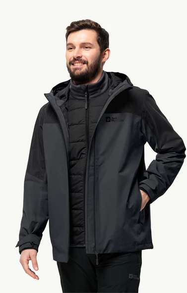 Jack Wolfskin Glaabach 3In1 JKT M Erkek Outdoor Ceket ürün görseli 1