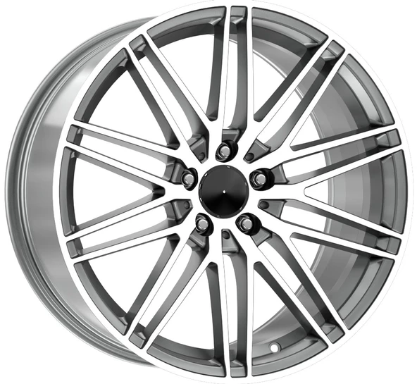 R1 Wheels 19 inç 5*112 ET35 Füme Jant Takımı (J-1430)