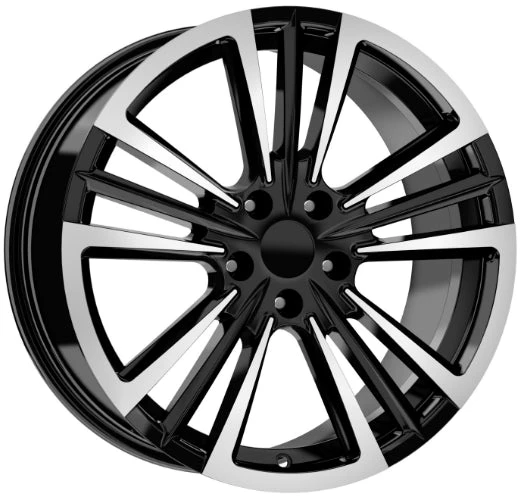 R1 Wheels 18 inç 5*112 ET45 Parlak Siyah Jant Takımı (J-2908)