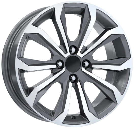 R1 Wheels 17 inç 5*114 ET40 Füme Jant Takımı (J-2914)