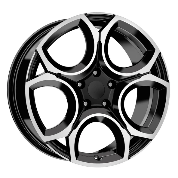 R1 Wheels 18 inç 5*112 ET45 Parlak Siyah Jant Takımı (J-2871)