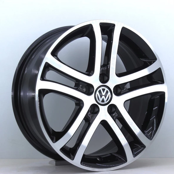 R1 Wheels 16 inç 5*100 ET35 Siyah Jant Takımı (J-2704)