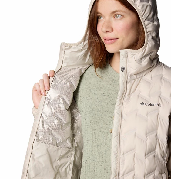 Columbia Wk0440 Delta Ridge Ii Long Down Jacket Kadın Mont - 3