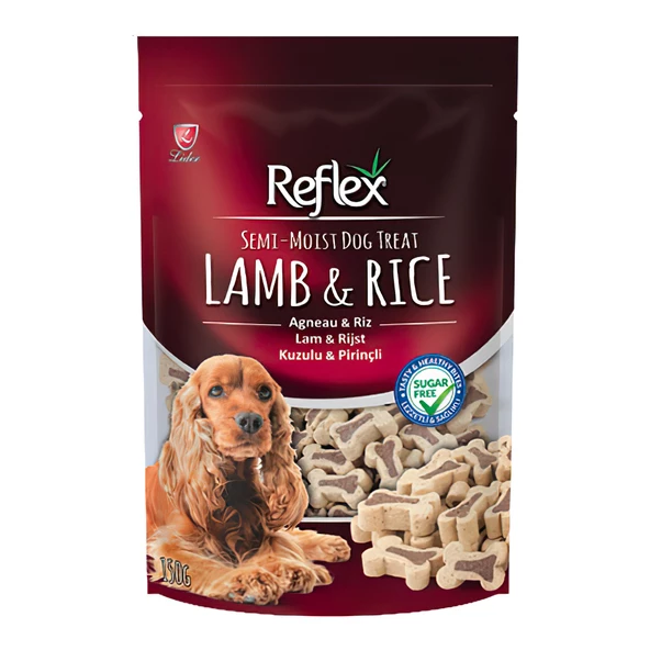 Reflex Yumuşak Kuzu ve Pirinçli Köpek Ödülü (150 g)