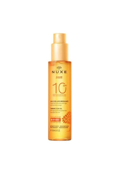 Sun Güneş Bronzlaştırıcı Yüz Ve Vücut Yağı Spf10 150 ml