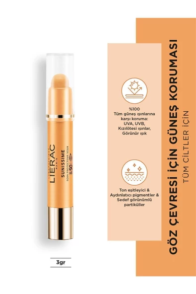 Sunissime Energizing Eye Stick SPF 50+ Göz Çevresi Global Enerji Veren Güneş Kremi