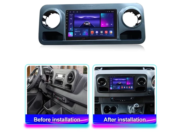 Mercedes Sprinter Android Multimedya Sistemi (2017-2024) 2 GB RAM 32 GB Hafıza 8 Çekirdek Roadstar Pioneer - Resim 11