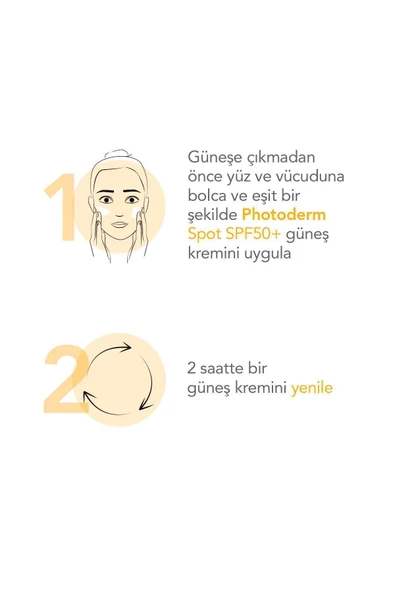 Photoderm SPOT SPF50+ Leke Karşıtı Yüksek Korumalı Yüz ve Vücut Güneş Kremi 150 ml - 5