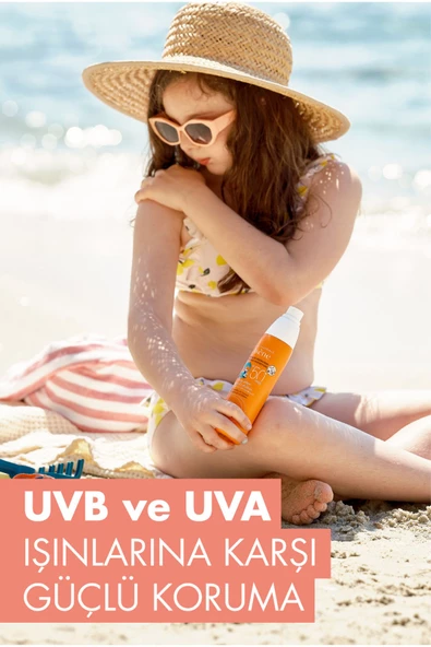 Çocuklar için Güneşten Koruyucu SPF 50+ Vücut Spreyi 200 ml - 5
