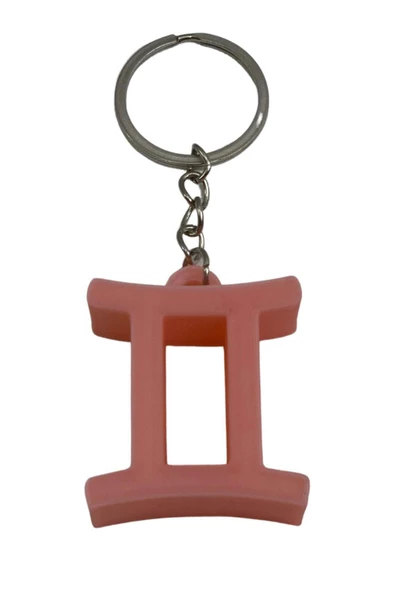 İkizler Burcu Anahtarlık Pembe ürün görseli 1