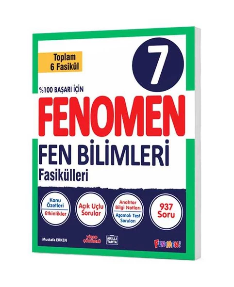 Fenomen Yayınları 7 Sınıf Fen Fasikülleri Konu Özetli Soru Bankası