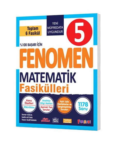 Fenomen 5 Matematik Fasikül Seti (1-2-3-4-5-6. SAYILAR)