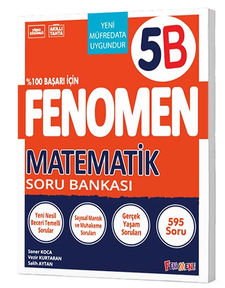 Fenomen Okul Yayınları 5. Sınıf Matematik B Fenomen Soru Bankası