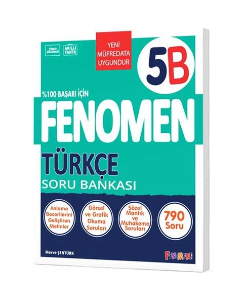 Fenomen Yayınları 5. Sınıf Türkçe B Soru Bankası