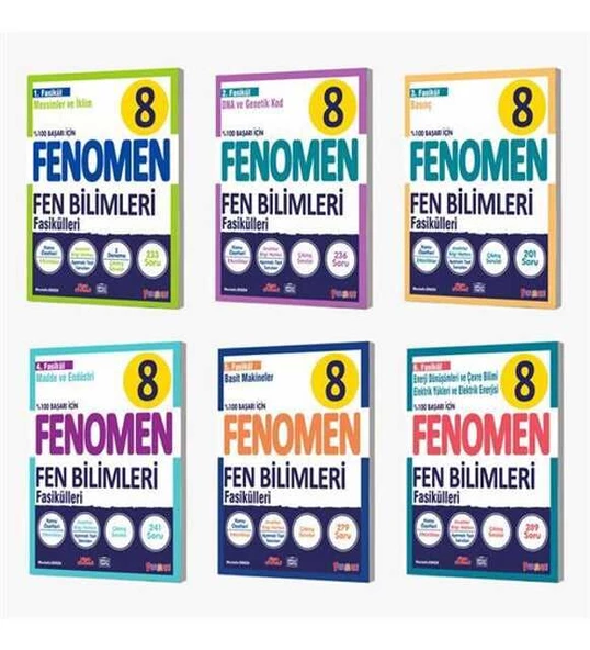 Fenomen 8.Sınıf Fen Fasikül Set