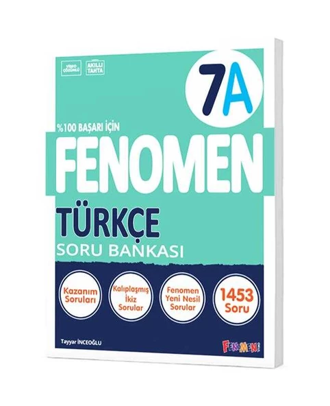 Fenomen Yayınları 7. Sınıf Türkçe A Soru Bankası