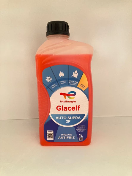 TOTAL GLACELF AUTO SUPRA 2F ORGANİK KIRMIZI ANTİFRİZ 1 L