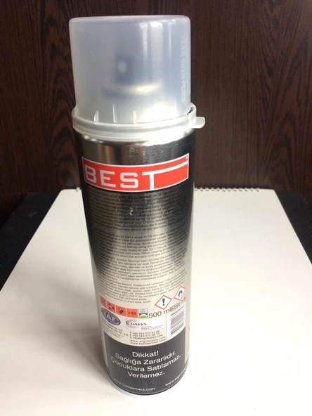 Best Sprey Tampon Astar 500 ml Plastik Astarı Gri Renk - 3