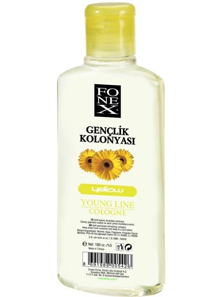 Fonex Gençlik Kolonyası Sarı 160 Ml Yellow Young