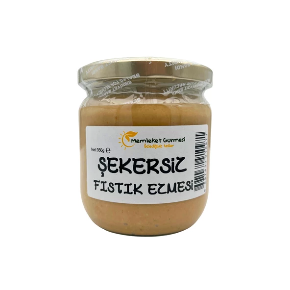 Şekersiz Fıstık Ezmesi 350 gr MG