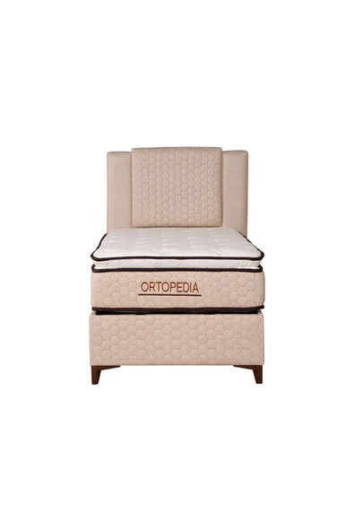 Kilim Mobilya Ortopedia Sandıklı Baza Krem (BAŞLIK VE YATAK DAHİL DEĞİLDİR) 100X200 - Resim 6