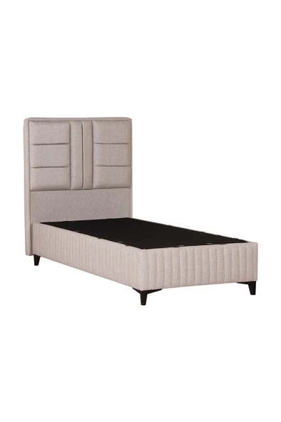 Kilim Mobilya Bamboo Sleepy Sandıklı Baza Başlık Yatak Seti Bej 120X200 - Resim 5