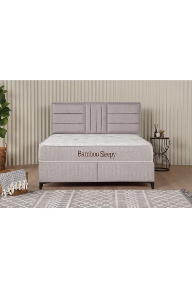 Kilim Mobilya Bamboo Sleepy Sandıklı Baza Bej (BAŞLIK VE YATAK DAHİL DEĞİLDİR) 140X190 - 2