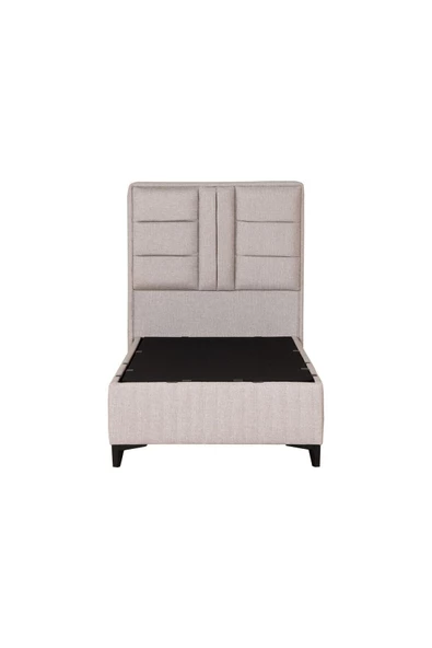 Kilim Mobilya Bamboo Sleepy Sandıklı Baza Başlık Yatak Seti Bej 90X190 - 4