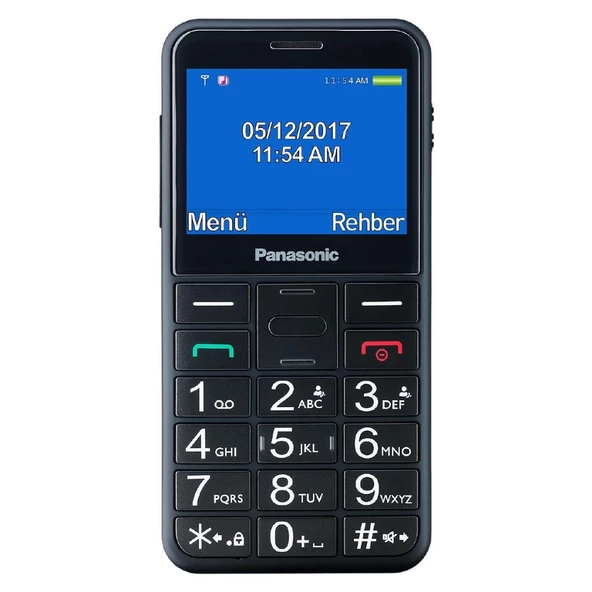 Panasonic KX-TU155 Tuşlu Cep Telefonu (Türkiye Distribütör Garantili)