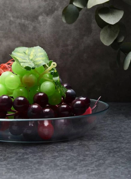 Cam Kayık Tabak Salata Tabağı Meyve Tabağı 2 Adet 29 CM - 2