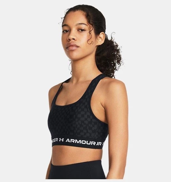 Under Armour Crossback Mid Print Kadın Spor Sütyeni