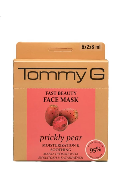 FAST BEAUTY F.MASK PRICKLY PEAR TG BOX - HIZLI GÜZELLİK MASKESİ DİKENLİ ARMUT - TG5FB-BPE-F15