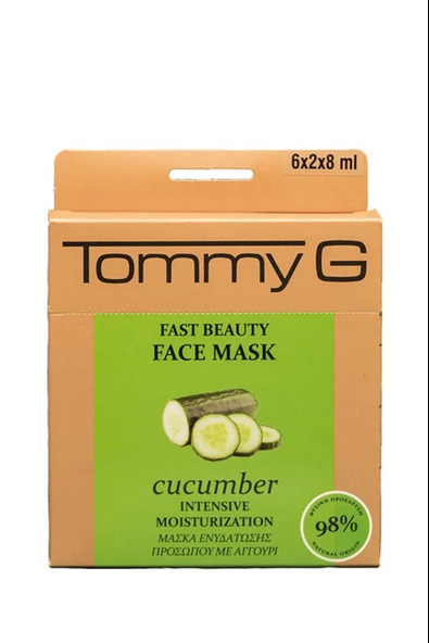 FAST BEAUTY F.MASK CUCUMBER TG BOX - SALATALIK HIZLI GÜZELLİK MASKESİ - TG5FB-BCU-F15