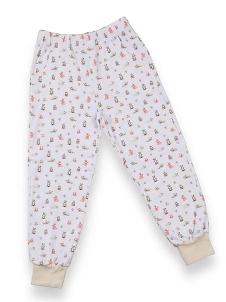 Doremi Kız Çocuk Pijama Takımı Bej - 3