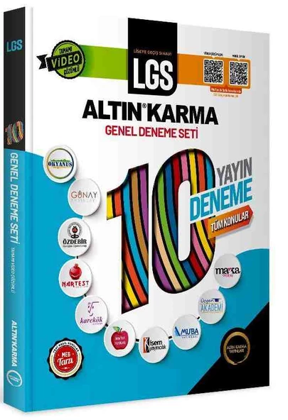 ALTINKARMA LGS 10.lu Genel Deneme Seti 2024