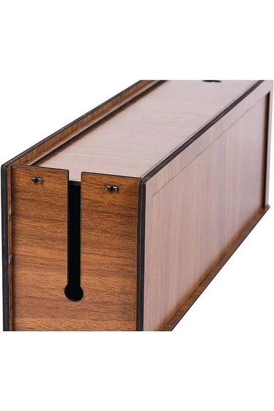Kablo Kutusu 40x12x14 cm Kablo Priz Düzenleyici Organizer - 2